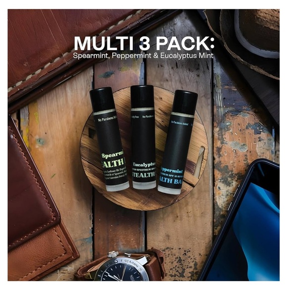 Ace Man Hair Clay with Stealth 3 pack lip Balms Lot - Picture 10 of 13